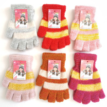 秋冬季女士半指手套马海毛保暖写字防冻护手套地摊货源跑量款