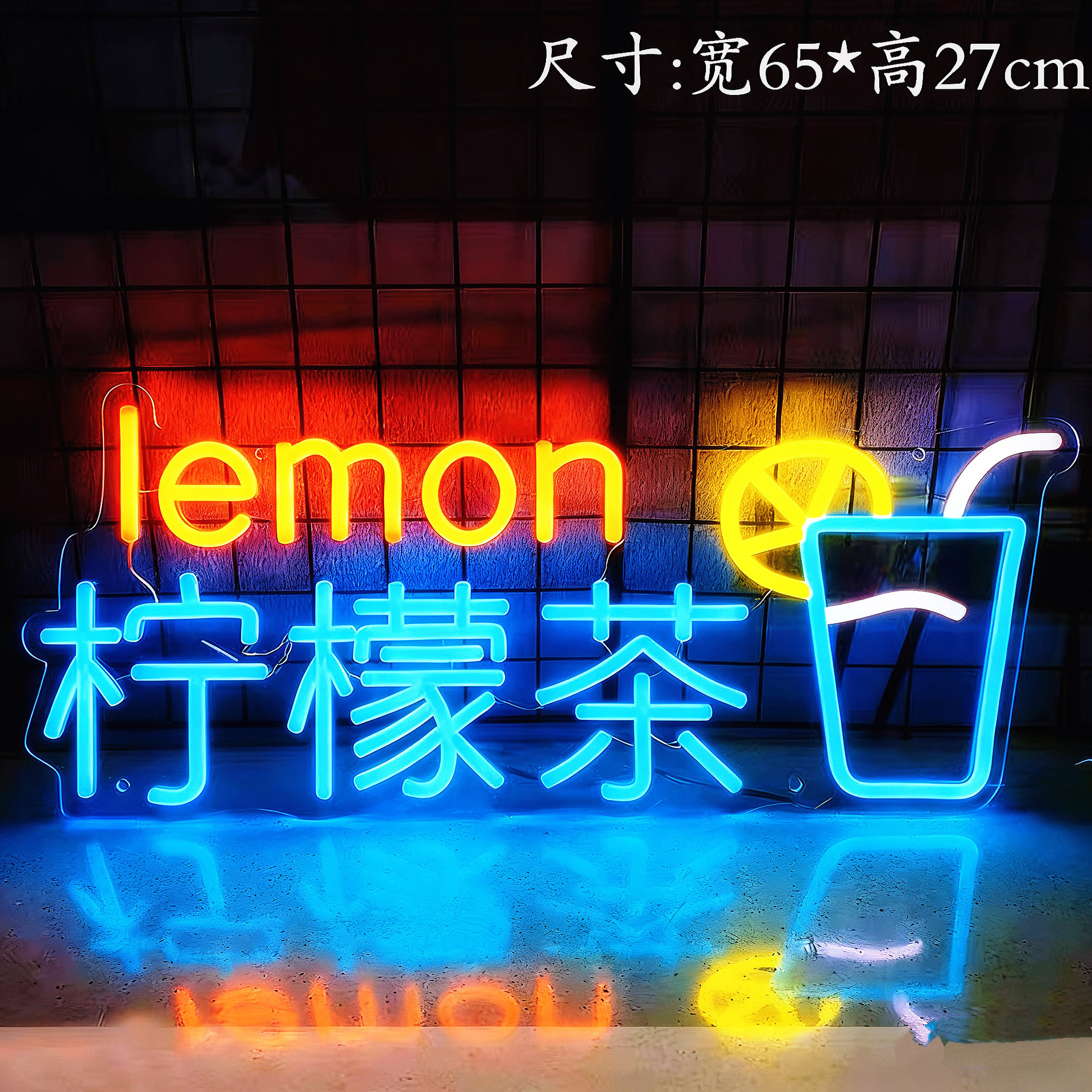 Lámpara de neón personalizada lámpara led cartel letras red fondo pared letrero decoración de mercado nocturno