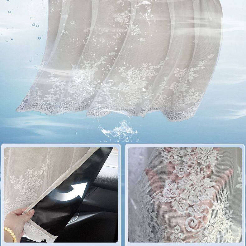 Car Window Strong Shading Track Card Embedded Slide Rail Car Sun Protection Sunshade Baby Baby Heat Insulation Car Anti-Uv