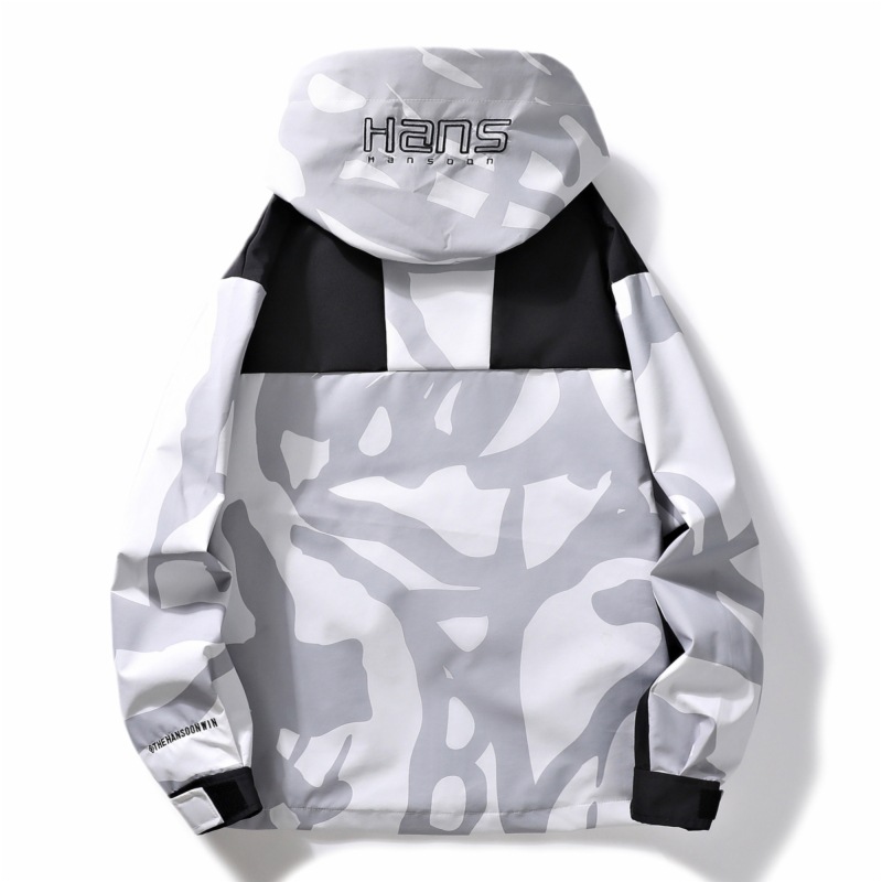 Men's Clothing Spring And Autumn New Loose Hooded Plus Velvet Thickened Jacket Casual Trendy Tops For Men_voghion.com