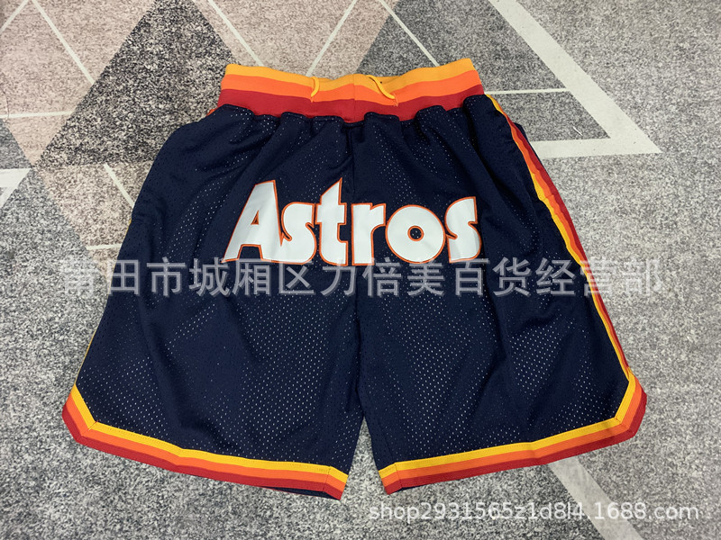 Comercio exterior pantalones de fútbol al por mayor Warriors Lakers 76 caliente Raptor mágico bolsillo bordado pantalones cortos pantalones de baloncesto NFL