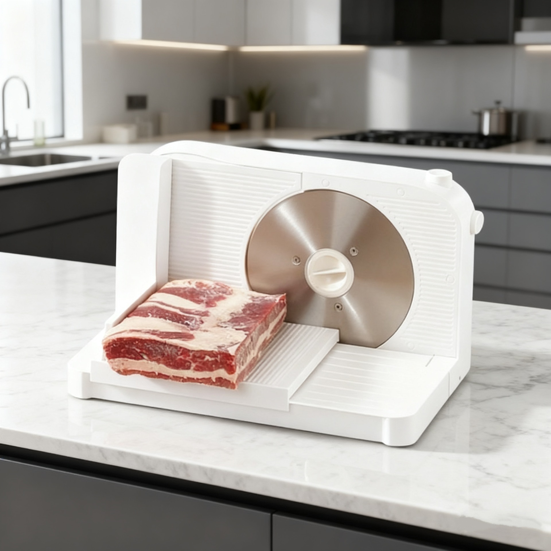 Cross-Border Hot Selling Factory Wholesale Bread Slicer Foldable Electric Meat Slicer Vegetable and Fruit Cheese Slicer