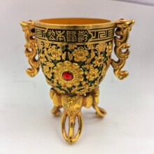 工艺品仿古永固杯酒具工艺品仿乾隆酒杯古玩收藏品饰品工艺品摆件