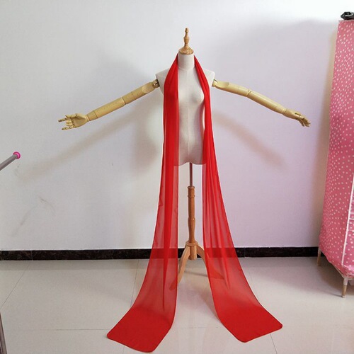 Seam costume streamers costume stage classical long Hanfu shawl no performance chiffon exquisite fairy shawl silk Han and Tang Dynasties