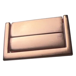 Rose gold pin hardware lock small size gift box box rectangular lock leather case wooden box wine box lock wholesale