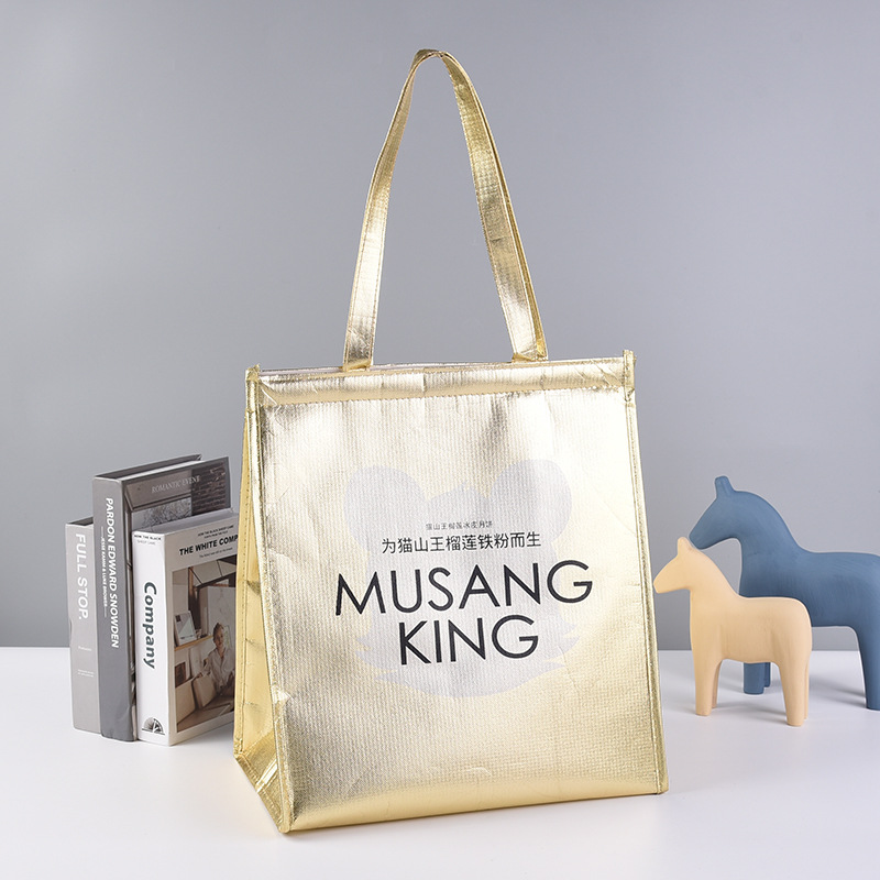 保温袋批发 生鲜食品保鲜保冷打包袋手提铝箔广告外卖冰包定 制