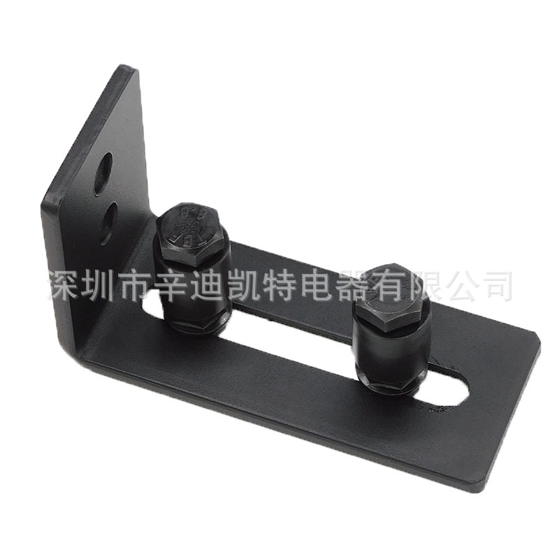 Puerta corredera Stop swing Dispositivo de ranura recta límite de la puerta de la competencia sólo POM material granero puerta colgante carril accesorios hardware puerta de madera detener dispositivo de oscilación