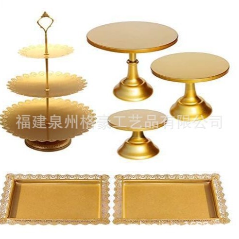 Transfronterizos Amazon temu postre estante de exhibición bandeja de pastel estante de pastel diseño de cumpleaños