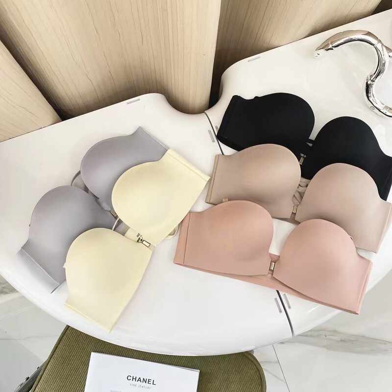 Clearance Sale: Seamless Front-Clasp Bra with Beautiful Back Design, Japanese Style, Small Bust, Push-Up, Half-Cup, Comfortable, Wireless Underwear Clearance Sale: Seamless Front-Clasp Bra with Beautiful Back Design, Japanese Style, Small Bust, Push-Up, Half-Cup, Comfortable, Wireless Underwear