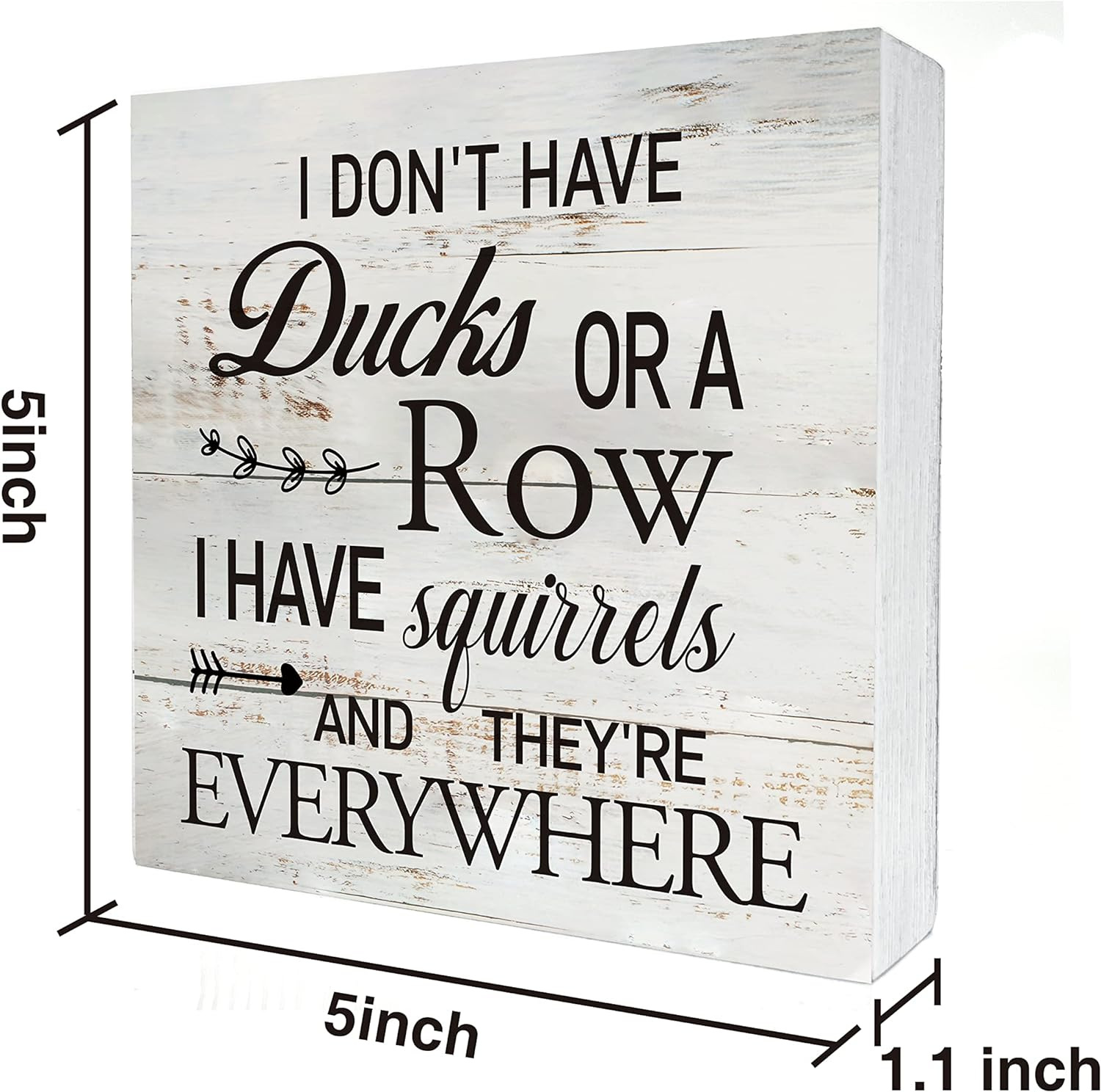 Transfronterizo nuevo decorativo creativo cuadrado de madera Decoración Oficina hogar artesanía de madera decoración de escritorio