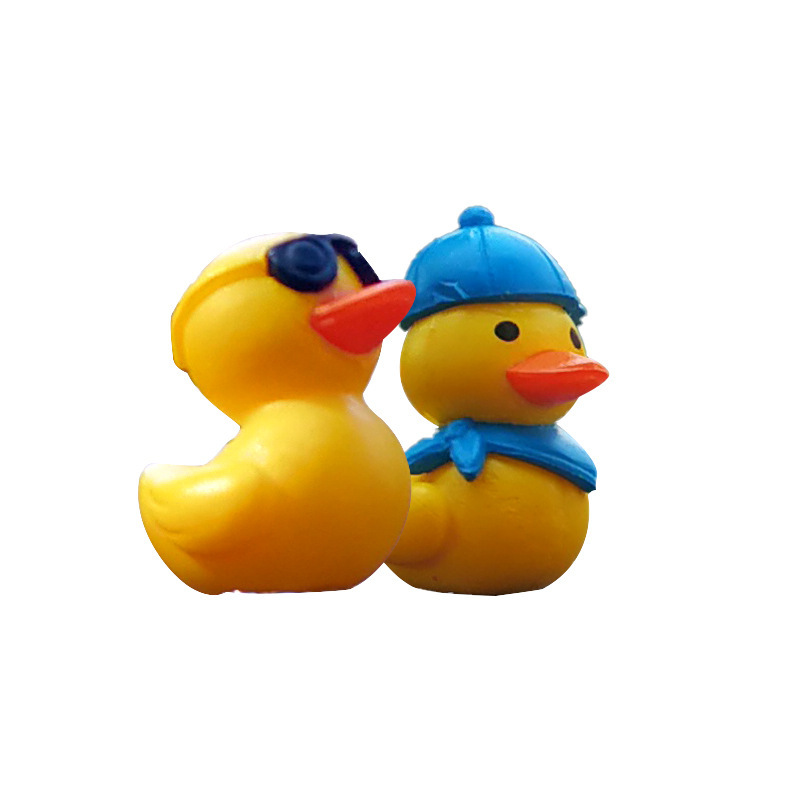Red de celebridades, patito amarillo, mini patito, adornos de coche, mini patito lindo, pequeños accesorios hechos a mano creativos, transmisión en vivo