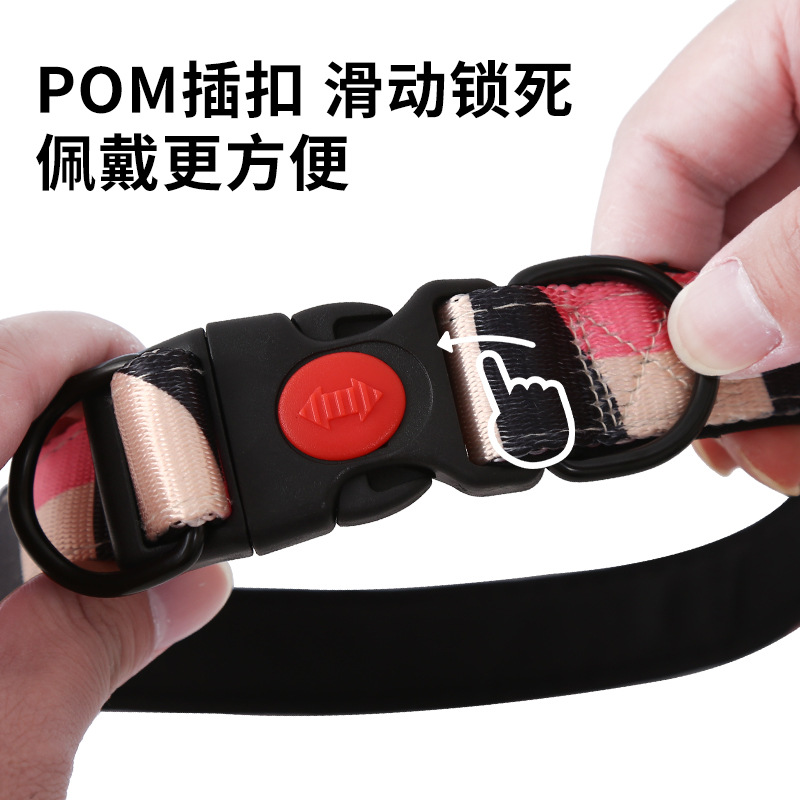 Cuerda P a prueba de explosiones y anti-mordedura Cadena telescópica para perros Cuerda de tracción para perros medianos y grandes Cubierta de cuello Amortiguador elástico Cuerda para perros al por mayor