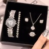 Bracelet, watch, quartz set, diamond encrusted