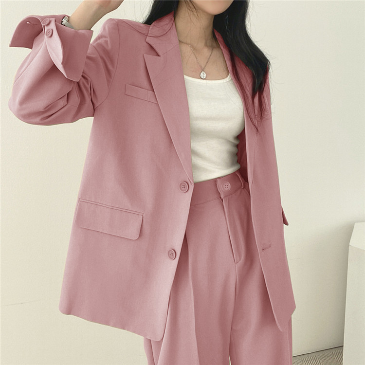 Women's Long Sleeve Blazers Pocket Business Solid Color display picture 2