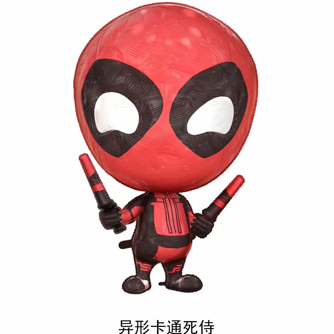 Superman Avengers pijama hombre Capitán América Iron Man salvaje ganso caza Spider-Man globo de aluminio