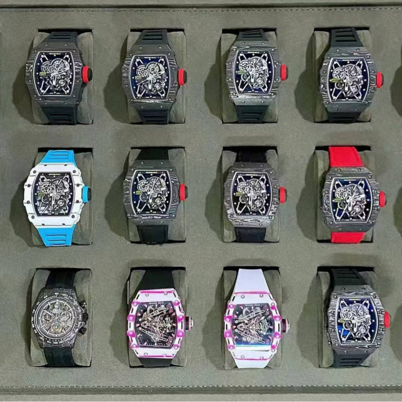 Big Brand C Factory Water Ghost Automatic Machinery Men's Swiss Watch Luminous Carbon Fiber Check Black and Green Log Ditong