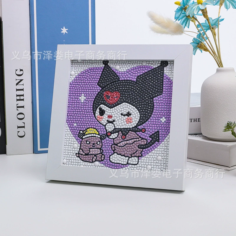 Набор для алмазной вышивки (Sanrio) Пикачу в раме, 17×17 см, комплект для полного стежка DIY