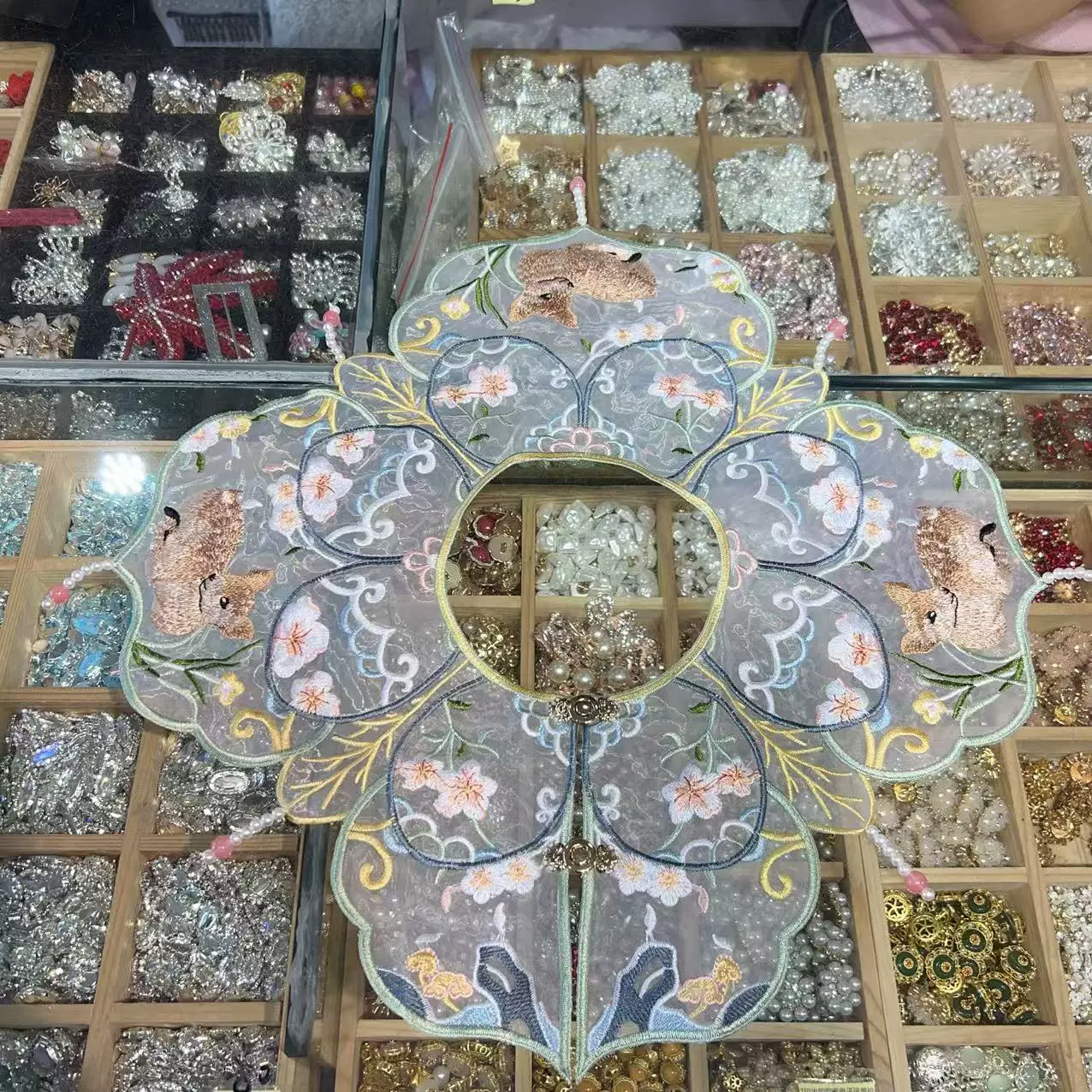 Женская шаль с кисточками в древнем стиле династии Хань, зеленая, новая, в стиле шинуазри, декоративный воротник для взрослых, уменьшение возраста, маленькая, свежая