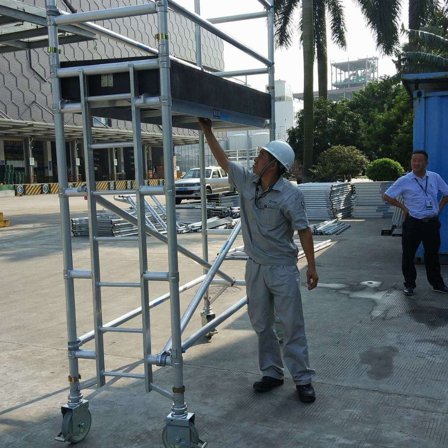 scaffold scaffolding移动铝合金脚手架租赁创意款一件起订custom