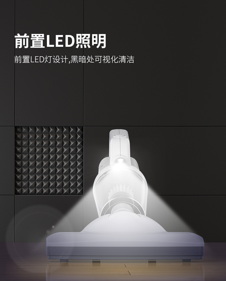 Cross-Border Household Handheld Vacuum Cleaner Car Dog Hair Suction Pet Hair Vacuum Cleaner Push Rod Low Noise Vacuum Cleaner High Power