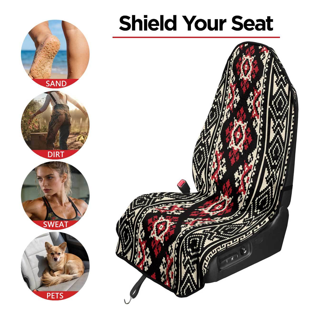 Car seat towel cover front seat protector suitable for gym and exercise, universal for all seasons, car use 31
