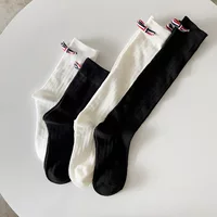 Black and white sock tide TB bow handmade handmade
