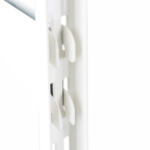 OD59 wholesale 456 double slot single slot wall rail shelf metal track wall storage rack wall rail bracket accessories