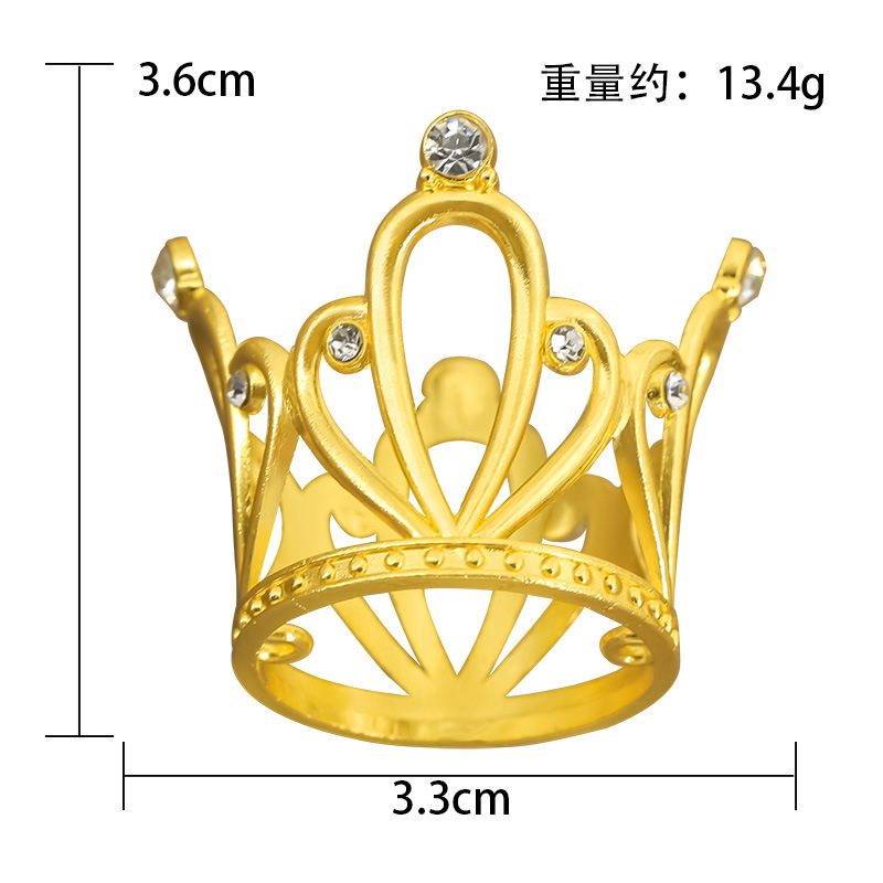 Mini 12 diamantes 01 oro