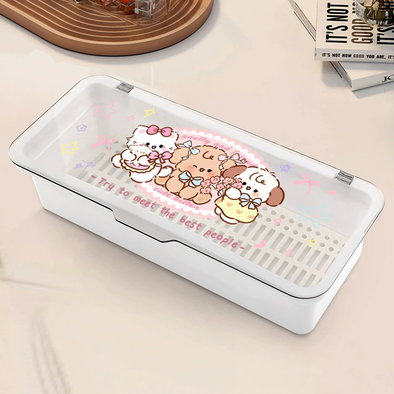 Chopsticks, dustproof drying rack for home use, tableware, handheld plastic storage system