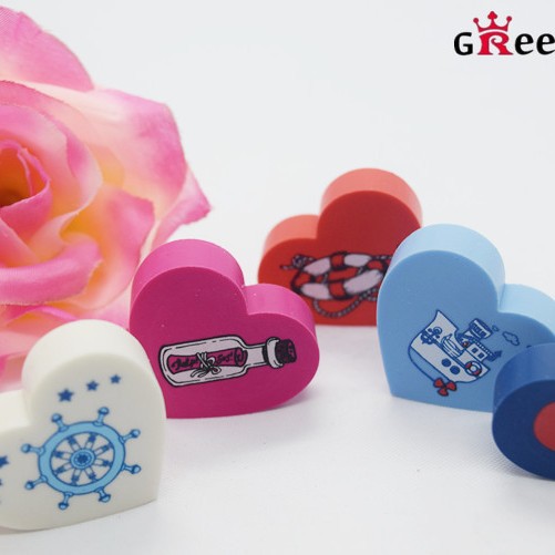 Papelería creativa encantadora amor navegante caucho He Rong al por mayor premios de niños fábrica directa