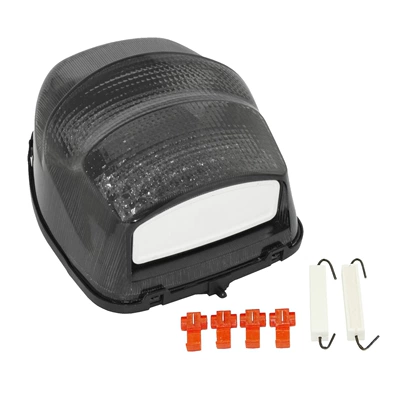 Applicable to Honda CBR1100XX 99-07 Blackbird modified LED tail light brake turn signal integrated assembly (Motorcycle tail) - smoky-black