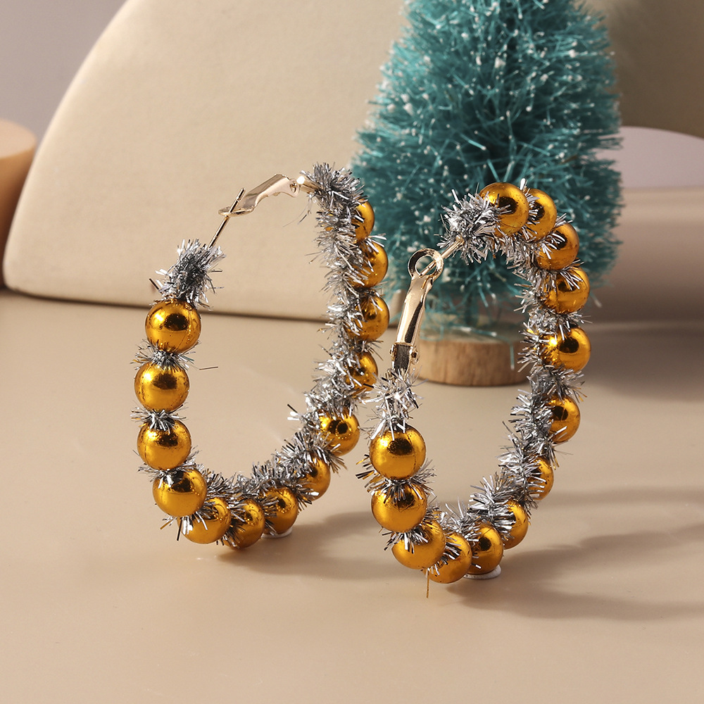 13g Weight Alloy Ear Needle Material Earrings Classification 1 Pair Quantity Holiday, Festival Occasion Plastic Material Christmas Festival Christmas Tree, Santa Claus Pattern Women's Gender Cute, Classic Style Style 1 Pair Christmas Cute Classic Style Christmas Tree Santa Claus Plastic Earrings 16