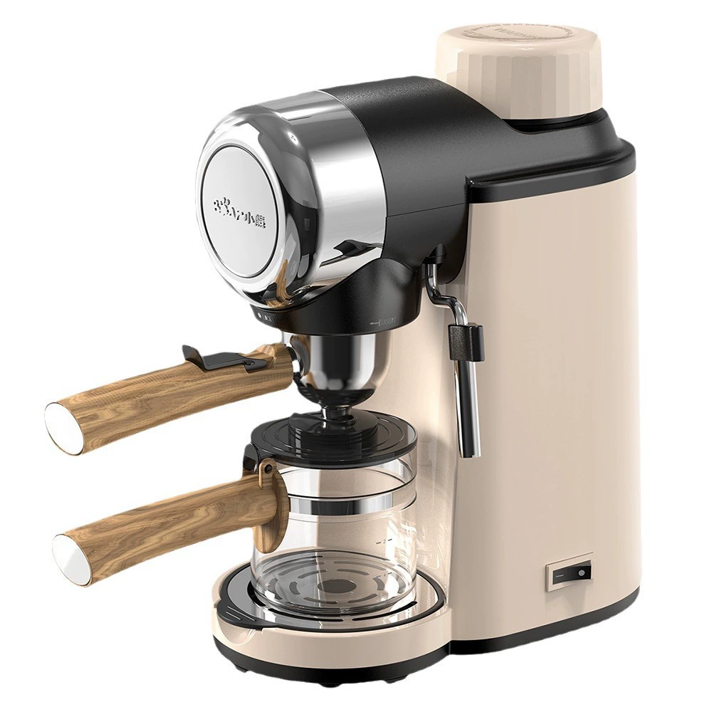 Bear coffee machine KFJ-A02R2 home Italian semi-automatic 5BAR pump pressure steam high-pressure extraction of milk brewing