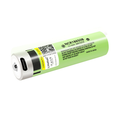 LiitoKala USB-34B 18650 3400mAh 3.7V lithium battery Type-C charging