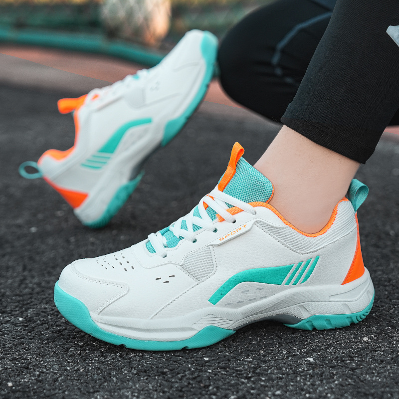 Zapatos de bádminton profesionales antideslizantes para jóvenes, zapatos deportivos casuales de pareja superligeros y transpirables para hombres y mujeres