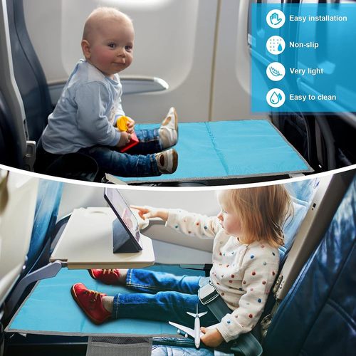 Children's Travel Portable Toddler Bed Airplane Seat Extender Footrest Air Travel Seat Pad Foot Support Wholesale