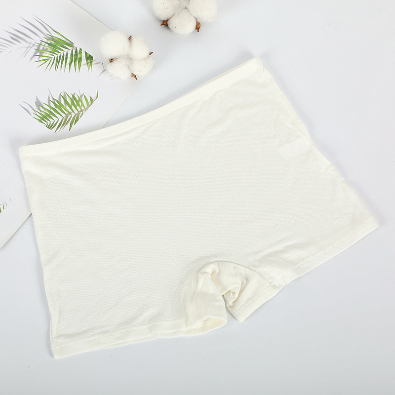 Pantalones de seguridad de niña modal al por mayor de fábrica cómodos calzoncillos Boxer de fibra de bambú transpirable anti-Exposición para mujer