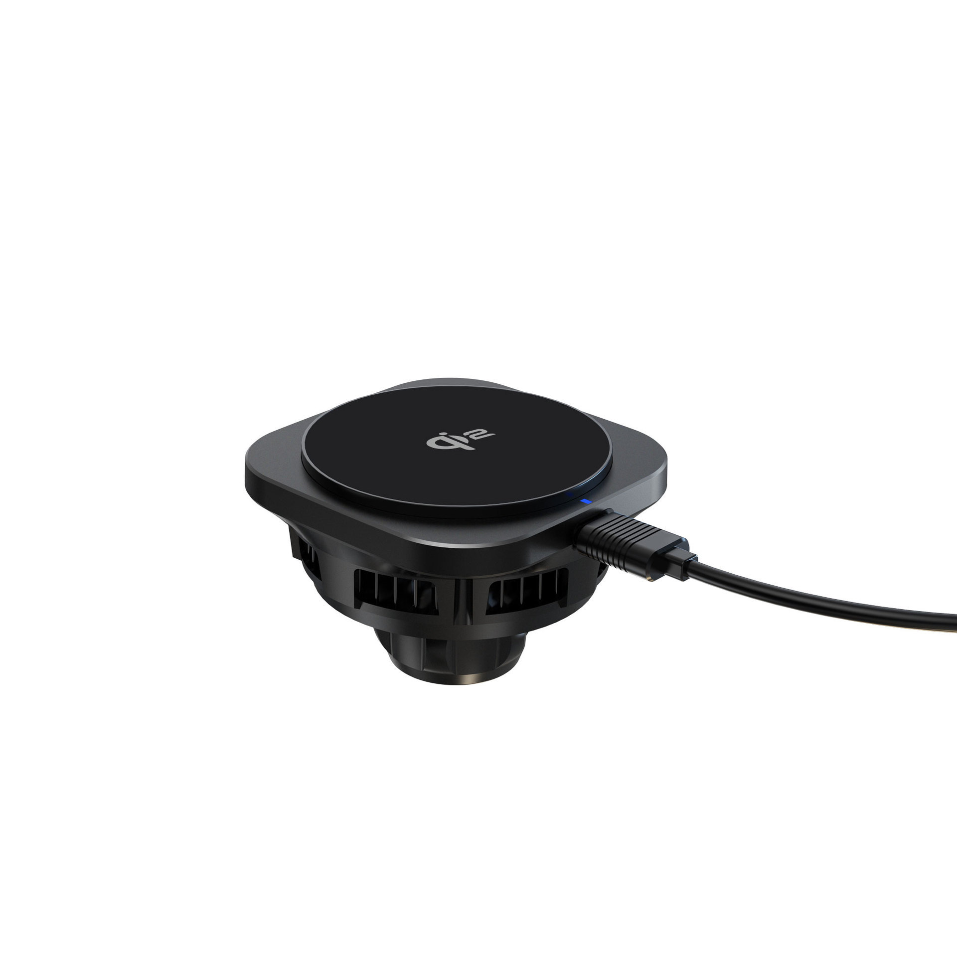 Magnetisk trådløs biloplader qi2 med kølesystem_voghion.com