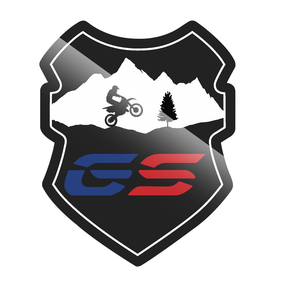 Para motocicleta BMW R1200GS R1250GS parabrisas maletero con etiqueta decorativa universal