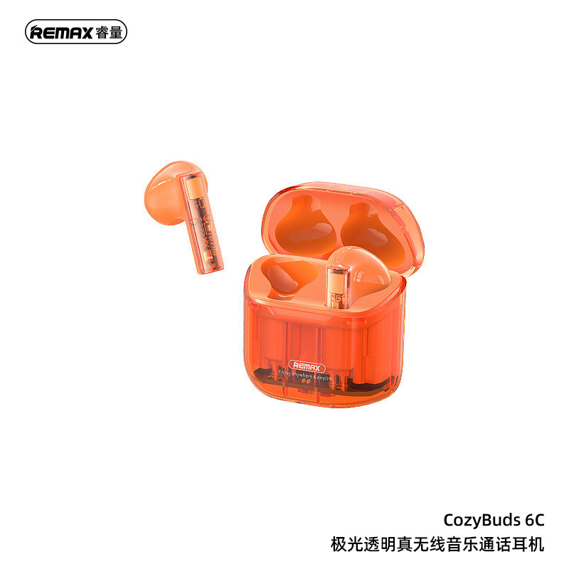 REMAX 透明マシンワイヤレス Bluetooth ヘッドセットノイズリダクションイヤフォン tws ヘッドセットゲーム低遅延長いバッテリー寿命|undefined