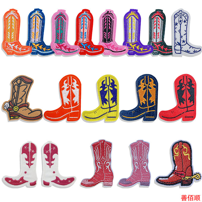 Embroidery Hot Selling Hot Shoes Cloth Stickers Non-woven Sewing Boots Jeans Personalized Decorative Patch