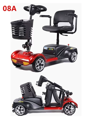 Factory Direct Sales of Electric Vehicles, Four-Wheel Mobility Scooters for the Elderly, Battery-Powered Vehicles, Folding Electric Vehicles, New Energy Electric Vehicles (Qatlanan elektrik velosipedlər) - 108a180w-7inch-solid12a-lead-acidabout-40-miles