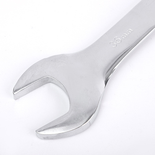 Mirror dual-purpose wrench, open-ended torx wrench, 7-36mm auto repair machine repair wrench, hardware tool wrench set