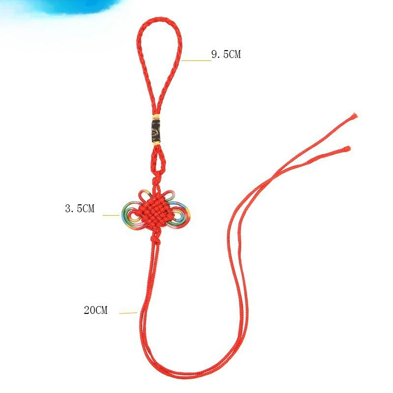Chinese colorful small bag accessory with butterfly, flashlight