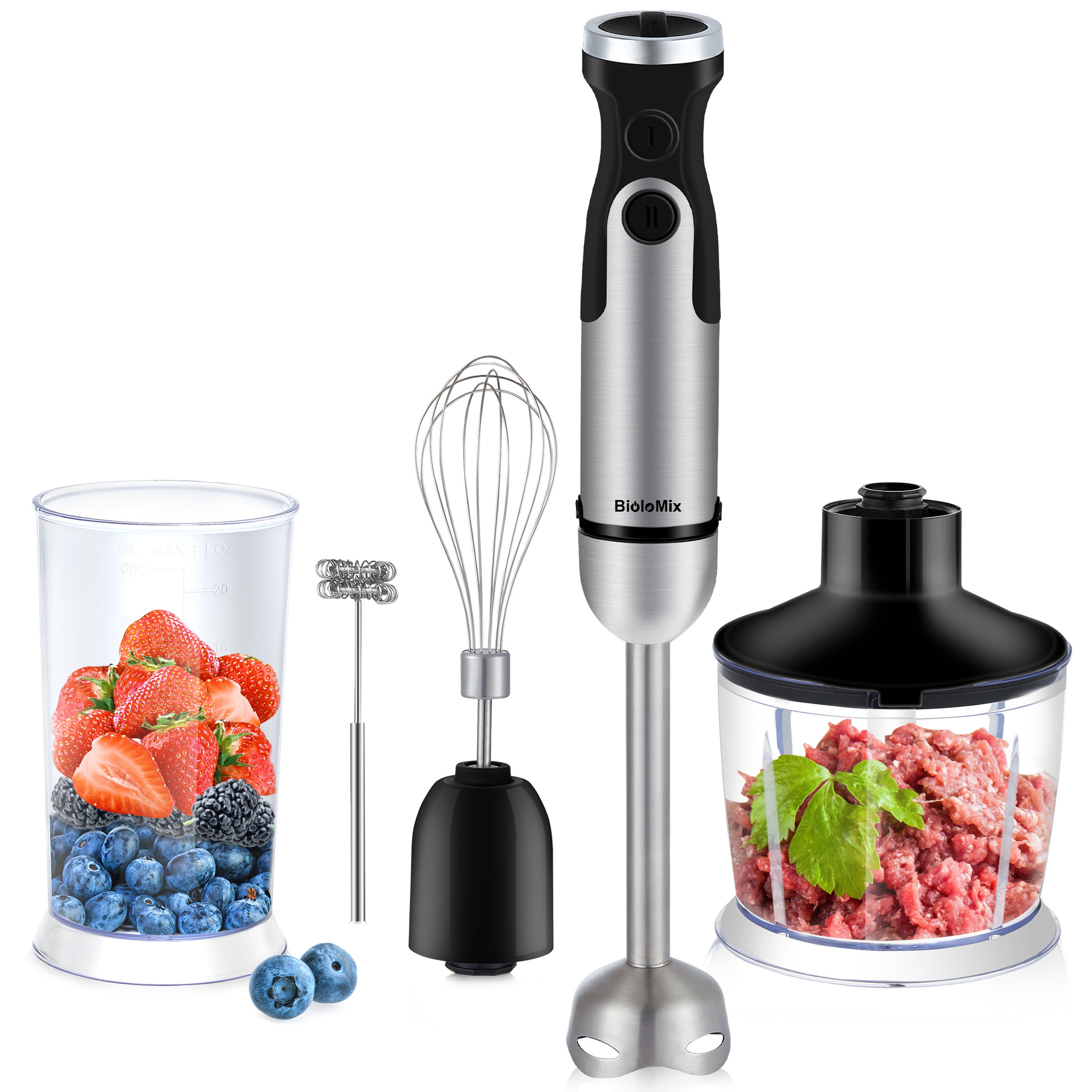 Batidora de mano para comercio exterior transfronterizo, exprimidor, procesador de alimentos, picadora de carne, homogeneizador, BATIDORA DE MANO image 8