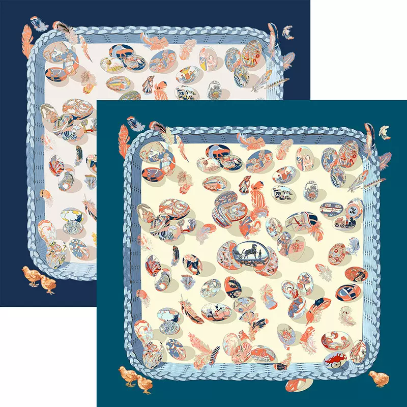 礼品丝巾定制仿真丝双面渗透数码印花方巾logo仿丝围巾大方巾定制