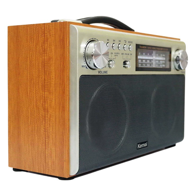 MD-1702BT/Ретро беспроводной динамик Bluetooth домашняя настольная карта аудио деревянное радио для пожилых людей
