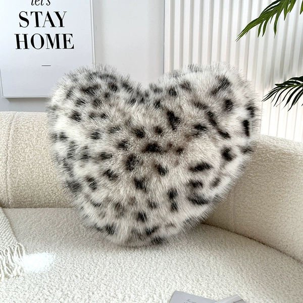 Leopard print double-sided plush