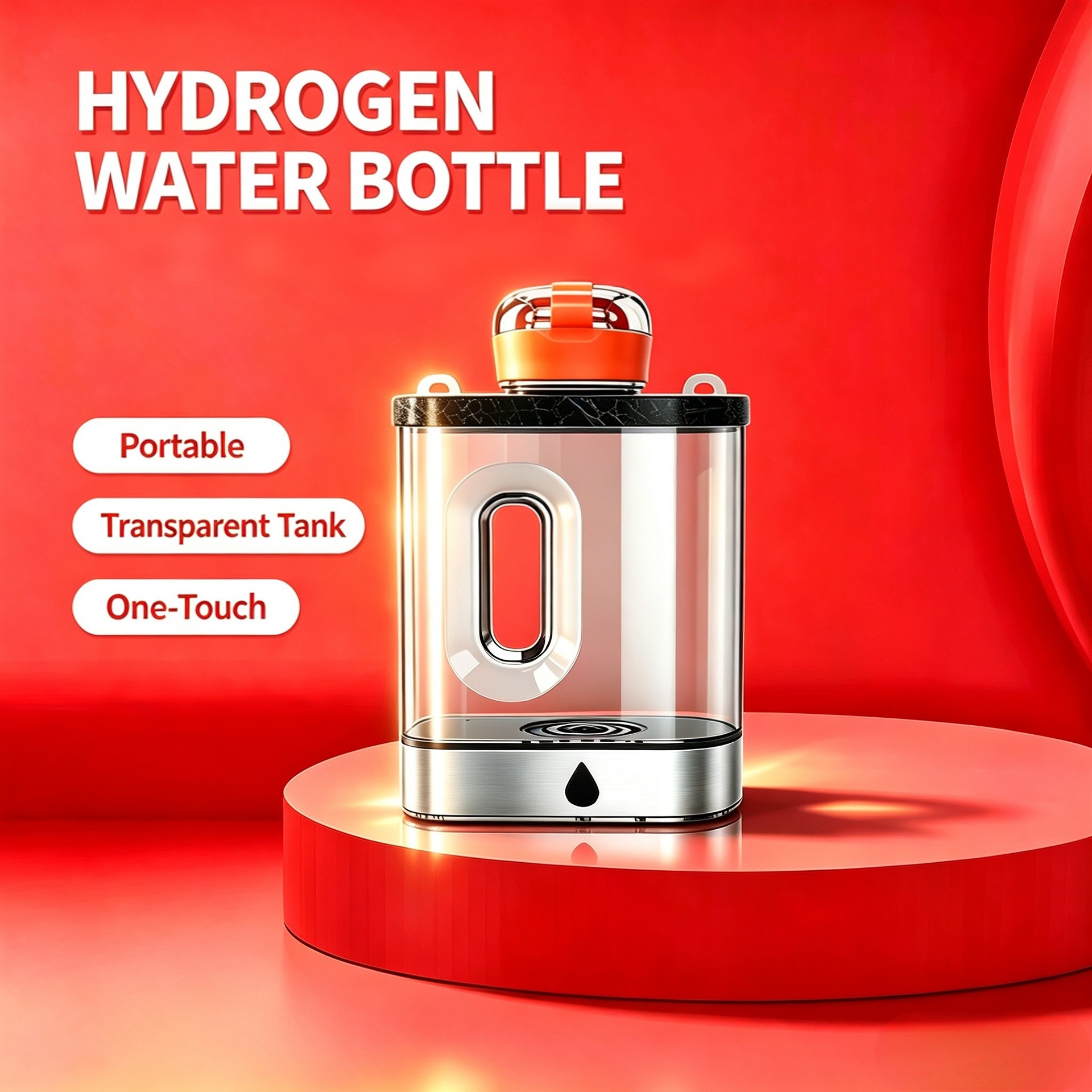 Portable hydrogen rich hydrogen production kettle