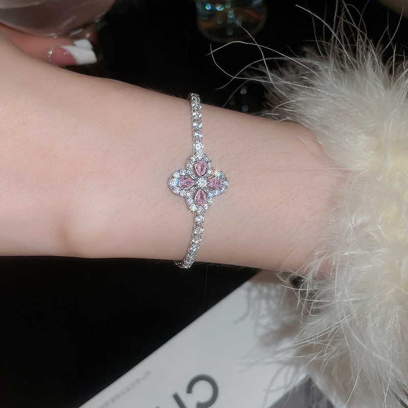 13 # Pulsera-Plata-Rosa